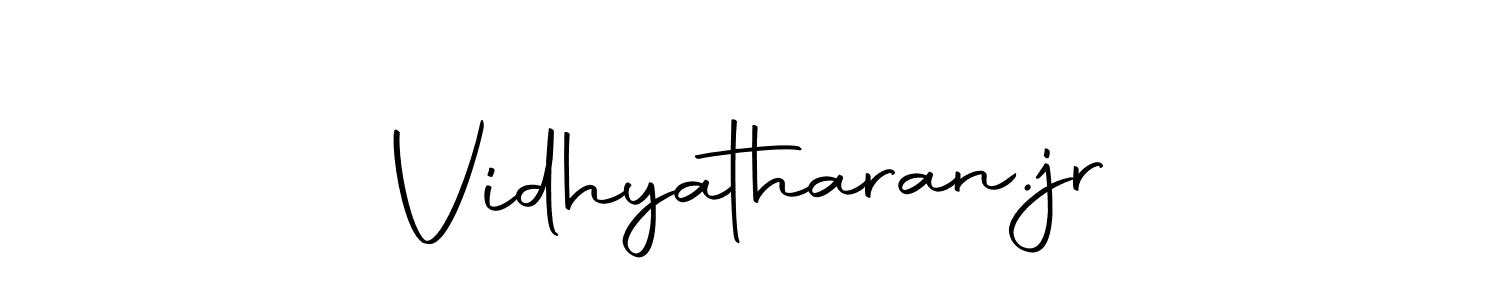 You can use this online signature creator to create a handwritten signature for the name Vidhyatharan.jr. This is the best online autograph maker. Vidhyatharan.jr signature style 10 images and pictures png