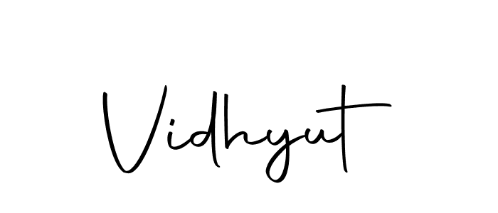 How to make Vidhyut name signature. Use Autography-DOLnW style for creating short signs online. This is the latest handwritten sign. Vidhyut signature style 10 images and pictures png