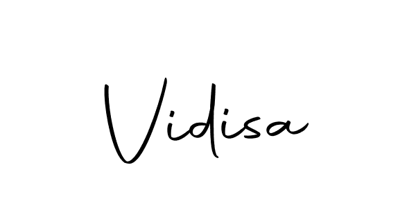 The best way (Autography-DOLnW) to make a short signature is to pick only two or three words in your name. The name Vidisa include a total of six letters. For converting this name. Vidisa signature style 10 images and pictures png