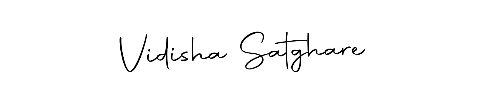 Also we have Vidisha Satghare name is the best signature style. Create professional handwritten signature collection using Autography-DOLnW autograph style. Vidisha Satghare signature style 10 images and pictures png