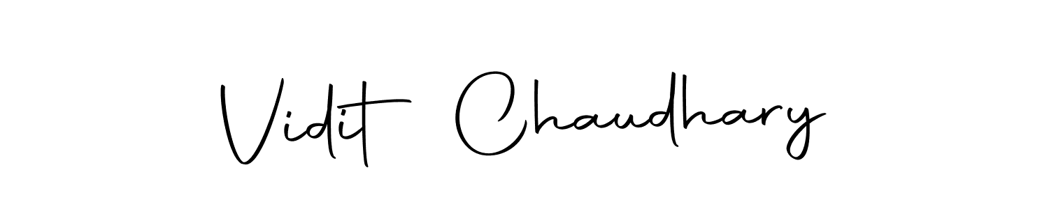 Use a signature maker to create a handwritten signature online. With this signature software, you can design (Autography-DOLnW) your own signature for name Vidit Chaudhary. Vidit Chaudhary signature style 10 images and pictures png