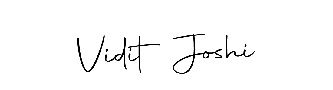 The best way (Autography-DOLnW) to make a short signature is to pick only two or three words in your name. The name Vidit Joshi include a total of six letters. For converting this name. Vidit Joshi signature style 10 images and pictures png