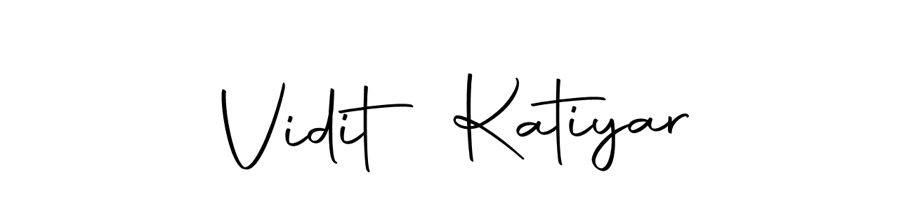 if you are searching for the best signature style for your name Vidit Katiyar. so please give up your signature search. here we have designed multiple signature styles  using Autography-DOLnW. Vidit Katiyar signature style 10 images and pictures png