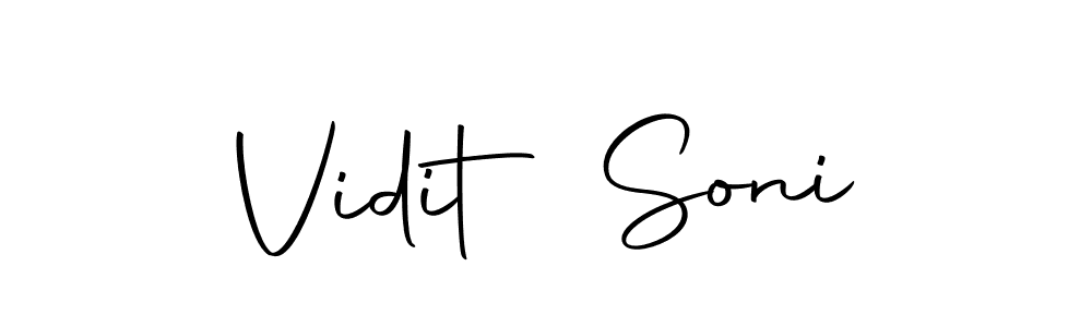 This is the best signature style for the Vidit Soni name. Also you like these signature font (Autography-DOLnW). Mix name signature. Vidit Soni signature style 10 images and pictures png