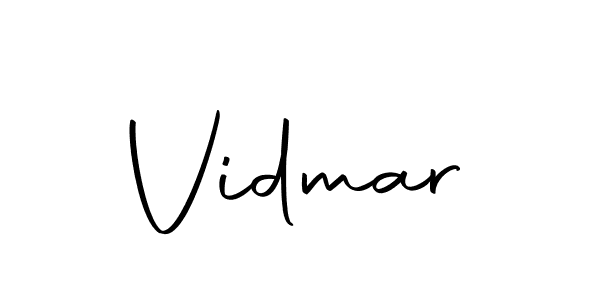 Design your own signature with our free online signature maker. With this signature software, you can create a handwritten (Autography-DOLnW) signature for name Vidmar. Vidmar signature style 10 images and pictures png