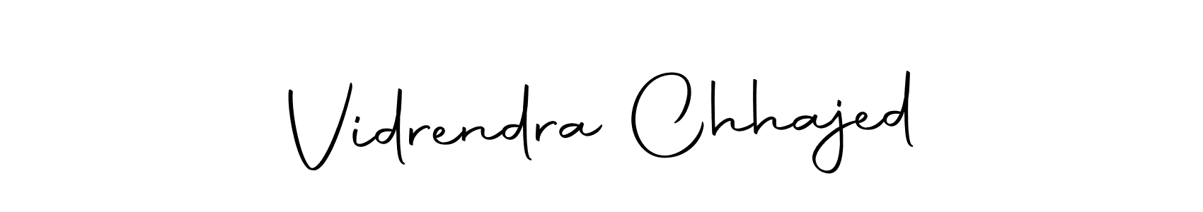 It looks lik you need a new signature style for name Vidrendra Chhajed. Design unique handwritten (Autography-DOLnW) signature with our free signature maker in just a few clicks. Vidrendra Chhajed signature style 10 images and pictures png