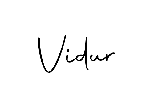 Make a beautiful signature design for name Vidur. With this signature (Autography-DOLnW) style, you can create a handwritten signature for free. Vidur signature style 10 images and pictures png