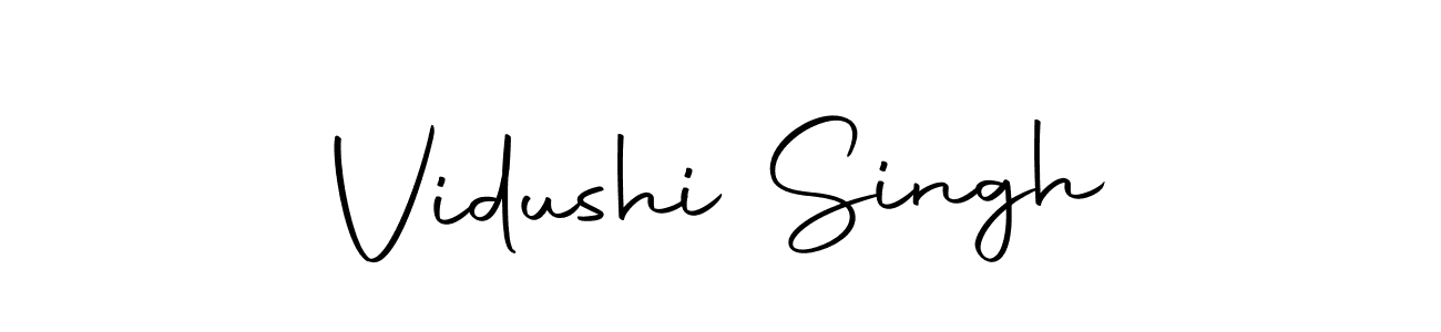 Design your own signature with our free online signature maker. With this signature software, you can create a handwritten (Autography-DOLnW) signature for name Vidushi Singh. Vidushi Singh signature style 10 images and pictures png