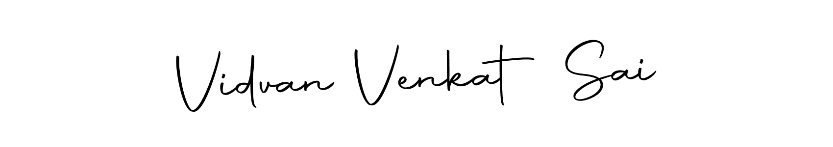 if you are searching for the best signature style for your name Vidvan Venkat Sai. so please give up your signature search. here we have designed multiple signature styles  using Autography-DOLnW. Vidvan Venkat Sai signature style 10 images and pictures png