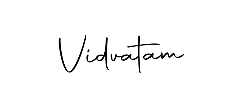 Make a beautiful signature design for name Vidvatam. With this signature (Autography-DOLnW) style, you can create a handwritten signature for free. Vidvatam signature style 10 images and pictures png