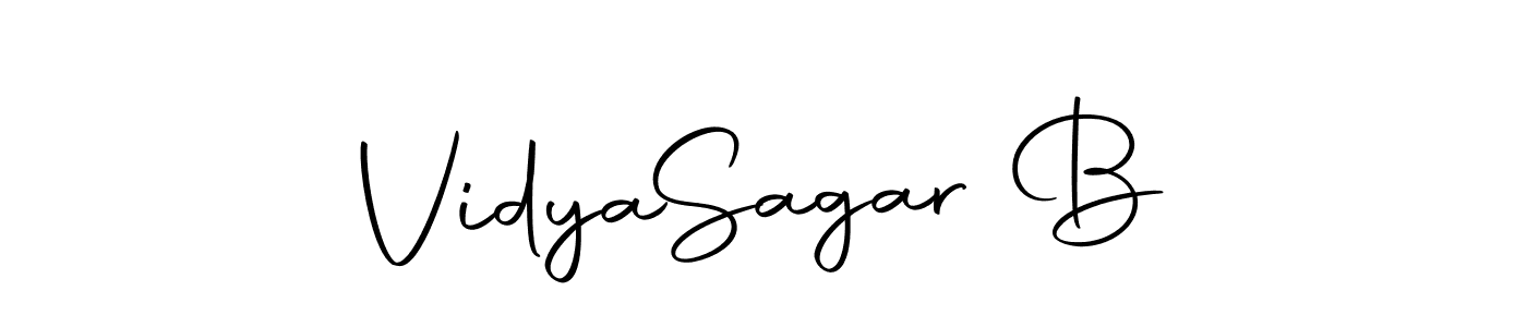 You should practise on your own different ways (Autography-DOLnW) to write your name (Vidya  Sagar B) in signature. don't let someone else do it for you. Vidya  Sagar B signature style 10 images and pictures png