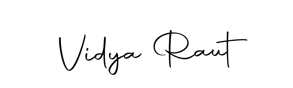 Design your own signature with our free online signature maker. With this signature software, you can create a handwritten (Autography-DOLnW) signature for name Vidya Raut. Vidya Raut signature style 10 images and pictures png