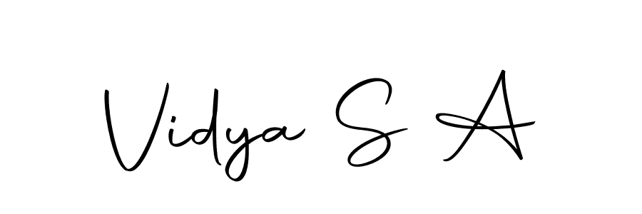 This is the best signature style for the Vidya S A name. Also you like these signature font (Autography-DOLnW). Mix name signature. Vidya S A signature style 10 images and pictures png