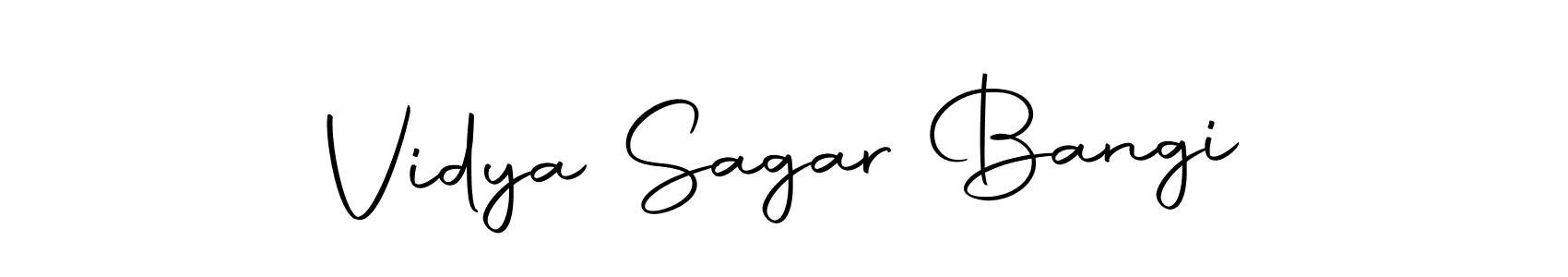 Also we have Vidya Sagar Bangi name is the best signature style. Create professional handwritten signature collection using Autography-DOLnW autograph style. Vidya Sagar Bangi signature style 10 images and pictures png