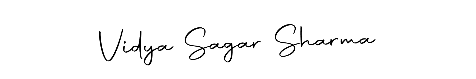 Create a beautiful signature design for name Vidya Sagar Sharma. With this signature (Autography-DOLnW) fonts, you can make a handwritten signature for free. Vidya Sagar Sharma signature style 10 images and pictures png