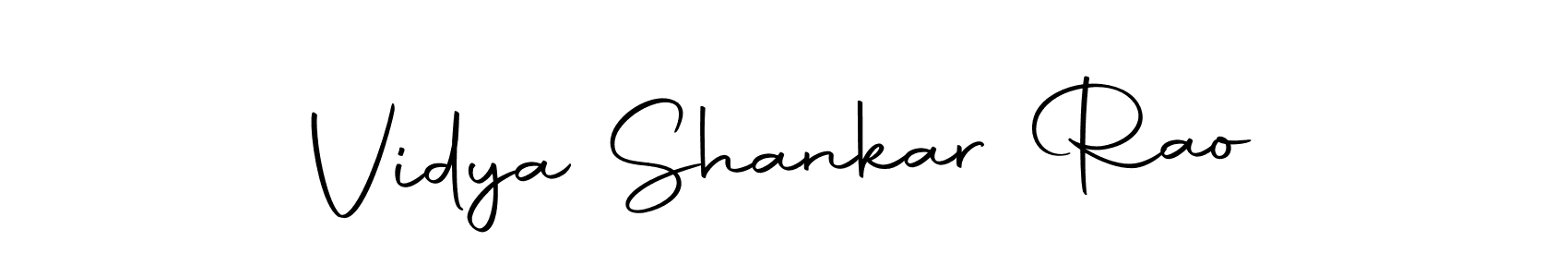 Make a beautiful signature design for name Vidya Shankar Rao. With this signature (Autography-DOLnW) style, you can create a handwritten signature for free. Vidya Shankar Rao signature style 10 images and pictures png