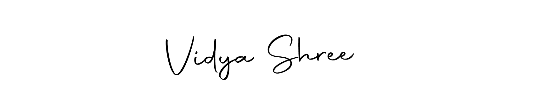 Create a beautiful signature design for name Vidya Shree❤️. With this signature (Autography-DOLnW) fonts, you can make a handwritten signature for free. Vidya Shree❤️ signature style 10 images and pictures png