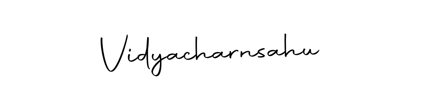 Create a beautiful signature design for name Vidyacharnsahu. With this signature (Autography-DOLnW) fonts, you can make a handwritten signature for free. Vidyacharnsahu signature style 10 images and pictures png