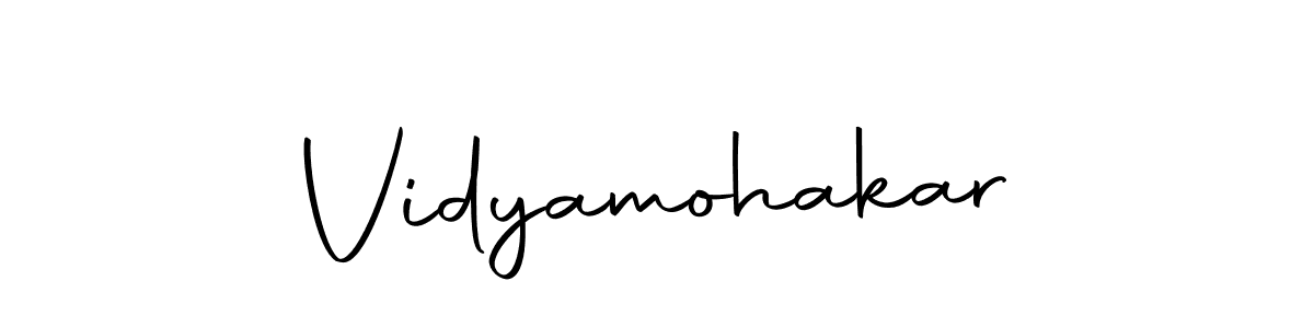 Make a beautiful signature design for name Vidyamohakar. With this signature (Autography-DOLnW) style, you can create a handwritten signature for free. Vidyamohakar signature style 10 images and pictures png