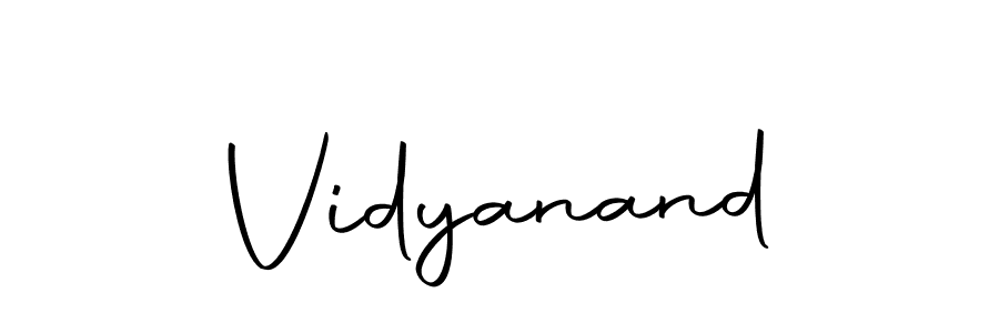 Make a beautiful signature design for name Vidyanand. Use this online signature maker to create a handwritten signature for free. Vidyanand signature style 10 images and pictures png