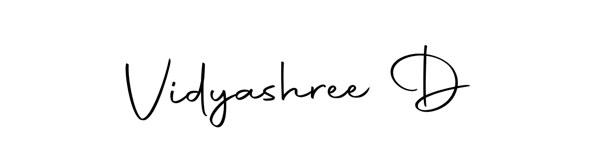 You can use this online signature creator to create a handwritten signature for the name Vidyashree D. This is the best online autograph maker. Vidyashree D signature style 10 images and pictures png