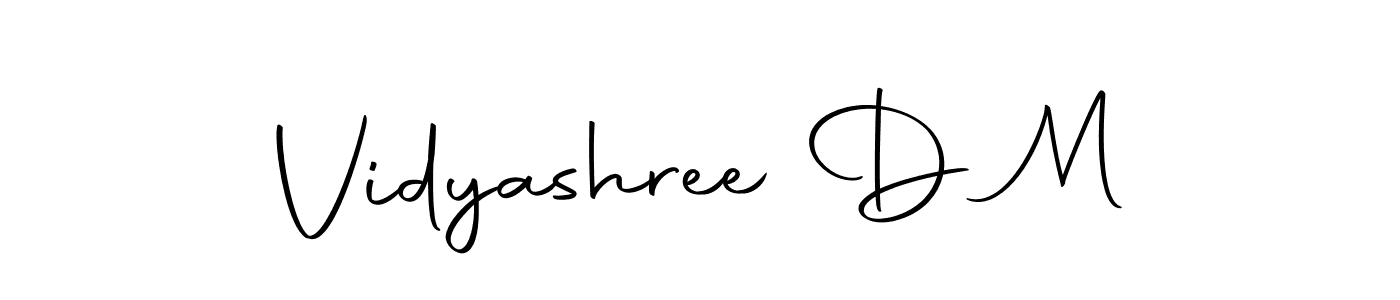 if you are searching for the best signature style for your name Vidyashree D M. so please give up your signature search. here we have designed multiple signature styles  using Autography-DOLnW. Vidyashree D M signature style 10 images and pictures png
