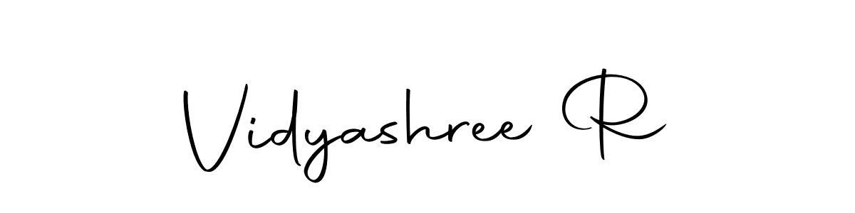 Also we have Vidyashree R name is the best signature style. Create professional handwritten signature collection using Autography-DOLnW autograph style. Vidyashree R signature style 10 images and pictures png