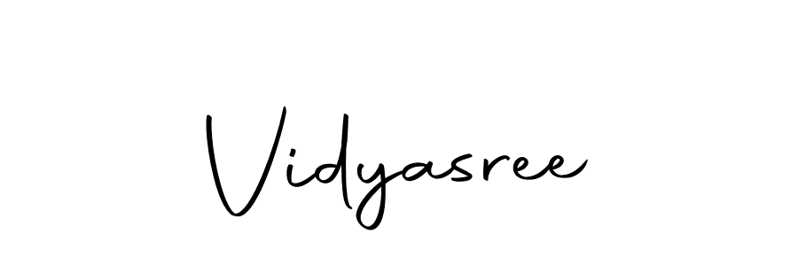 It looks lik you need a new signature style for name Vidyasree. Design unique handwritten (Autography-DOLnW) signature with our free signature maker in just a few clicks. Vidyasree signature style 10 images and pictures png