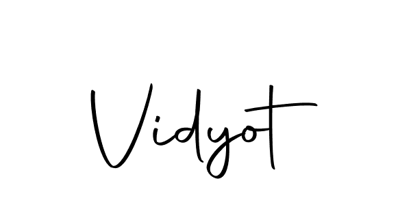 Make a beautiful signature design for name Vidyot. Use this online signature maker to create a handwritten signature for free. Vidyot signature style 10 images and pictures png