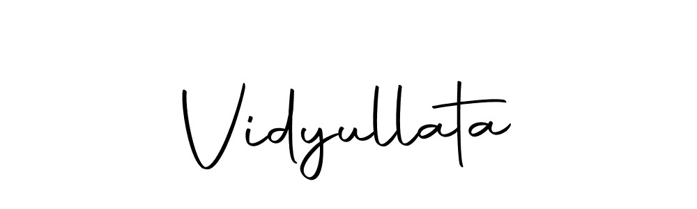 Use a signature maker to create a handwritten signature online. With this signature software, you can design (Autography-DOLnW) your own signature for name Vidyullata. Vidyullata signature style 10 images and pictures png