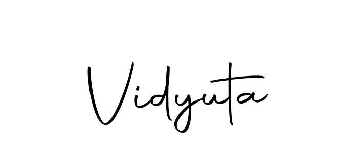 Use a signature maker to create a handwritten signature online. With this signature software, you can design (Autography-DOLnW) your own signature for name Vidyuta. Vidyuta signature style 10 images and pictures png