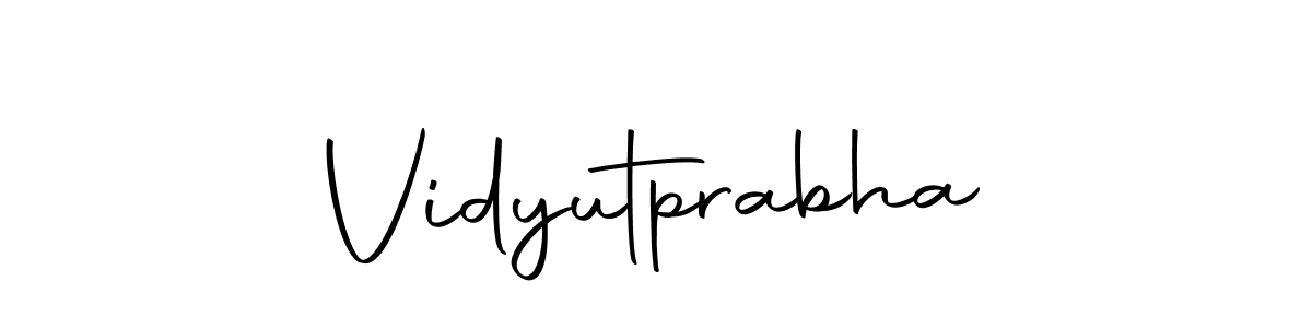 Create a beautiful signature design for name Vidyutprabha. With this signature (Autography-DOLnW) fonts, you can make a handwritten signature for free. Vidyutprabha signature style 10 images and pictures png