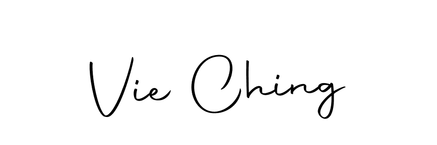 Use a signature maker to create a handwritten signature online. With this signature software, you can design (Autography-DOLnW) your own signature for name Vie Ching. Vie Ching signature style 10 images and pictures png