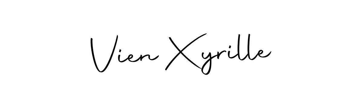 Design your own signature with our free online signature maker. With this signature software, you can create a handwritten (Autography-DOLnW) signature for name Vien Xyrille. Vien Xyrille signature style 10 images and pictures png