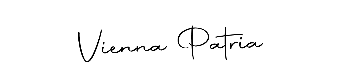 Once you've used our free online signature maker to create your best signature Autography-DOLnW style, it's time to enjoy all of the benefits that Vienna Patria name signing documents. Vienna Patria signature style 10 images and pictures png