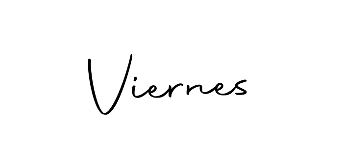 Make a beautiful signature design for name Viernes. Use this online signature maker to create a handwritten signature for free. Viernes signature style 10 images and pictures png