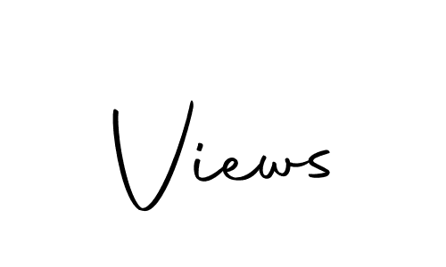 How to make Views signature? Autography-DOLnW is a professional autograph style. Create handwritten signature for Views name. Views signature style 10 images and pictures png