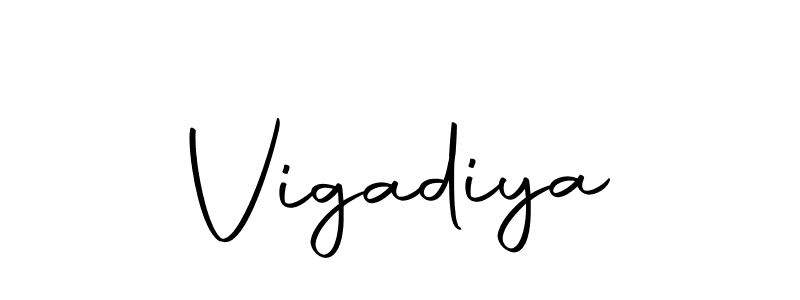 Use a signature maker to create a handwritten signature online. With this signature software, you can design (Autography-DOLnW) your own signature for name Vigadiya. Vigadiya signature style 10 images and pictures png