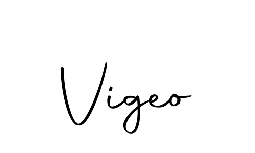 Make a beautiful signature design for name Vigeo. Use this online signature maker to create a handwritten signature for free. Vigeo signature style 10 images and pictures png