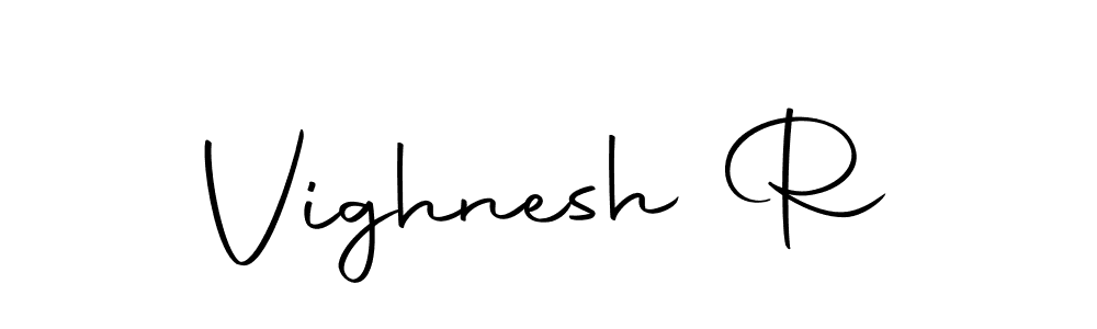 This is the best signature style for the Vighnesh R name. Also you like these signature font (Autography-DOLnW). Mix name signature. Vighnesh R signature style 10 images and pictures png