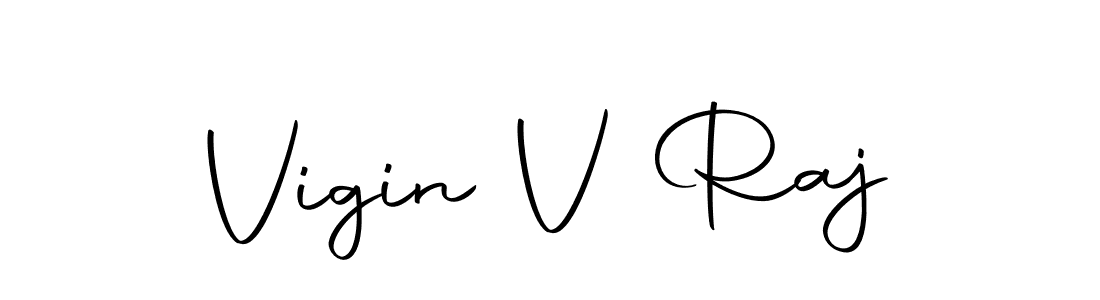 You should practise on your own different ways (Autography-DOLnW) to write your name (Vigin V Raj) in signature. don't let someone else do it for you. Vigin V Raj signature style 10 images and pictures png