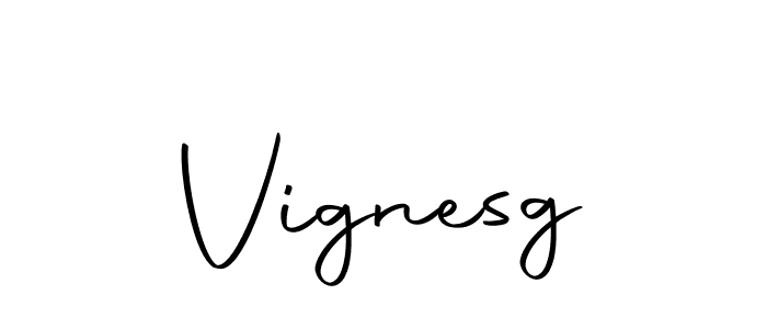 How to make Vignesg signature? Autography-DOLnW is a professional autograph style. Create handwritten signature for Vignesg name. Vignesg signature style 10 images and pictures png