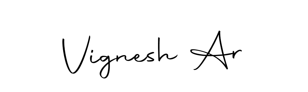 Autography-DOLnW is a professional signature style that is perfect for those who want to add a touch of class to their signature. It is also a great choice for those who want to make their signature more unique. Get Vignesh Ar name to fancy signature for free. Vignesh Ar signature style 10 images and pictures png