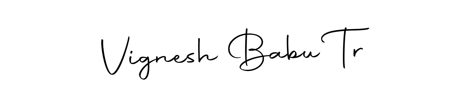 It looks lik you need a new signature style for name Vignesh Babu Tr. Design unique handwritten (Autography-DOLnW) signature with our free signature maker in just a few clicks. Vignesh Babu Tr signature style 10 images and pictures png