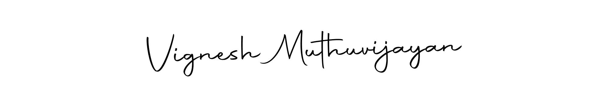 Use a signature maker to create a handwritten signature online. With this signature software, you can design (Autography-DOLnW) your own signature for name Vignesh Muthuvijayan. Vignesh Muthuvijayan signature style 10 images and pictures png