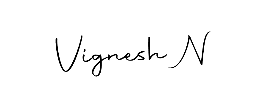 Similarly Autography-DOLnW is the best handwritten signature design. Signature creator online .You can use it as an online autograph creator for name Vignesh N. Vignesh N signature style 10 images and pictures png