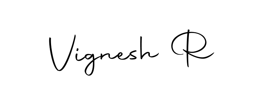 if you are searching for the best signature style for your name Vignesh R. so please give up your signature search. here we have designed multiple signature styles  using Autography-DOLnW. Vignesh R signature style 10 images and pictures png