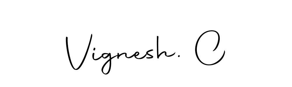 You should practise on your own different ways (Autography-DOLnW) to write your name (Vignesh. C) in signature. don't let someone else do it for you. Vignesh. C signature style 10 images and pictures png