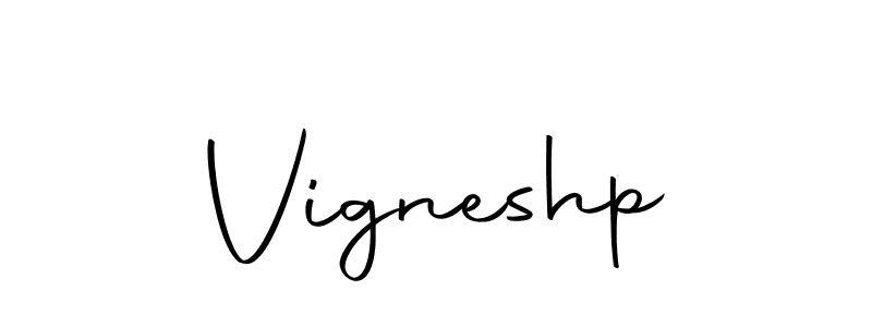 The best way (Autography-DOLnW) to make a short signature is to pick only two or three words in your name. The name Vigneshp include a total of six letters. For converting this name. Vigneshp signature style 10 images and pictures png