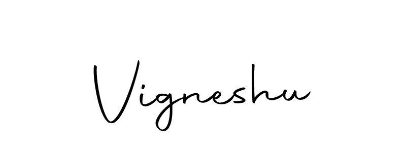 You can use this online signature creator to create a handwritten signature for the name Vigneshu. This is the best online autograph maker. Vigneshu signature style 10 images and pictures png